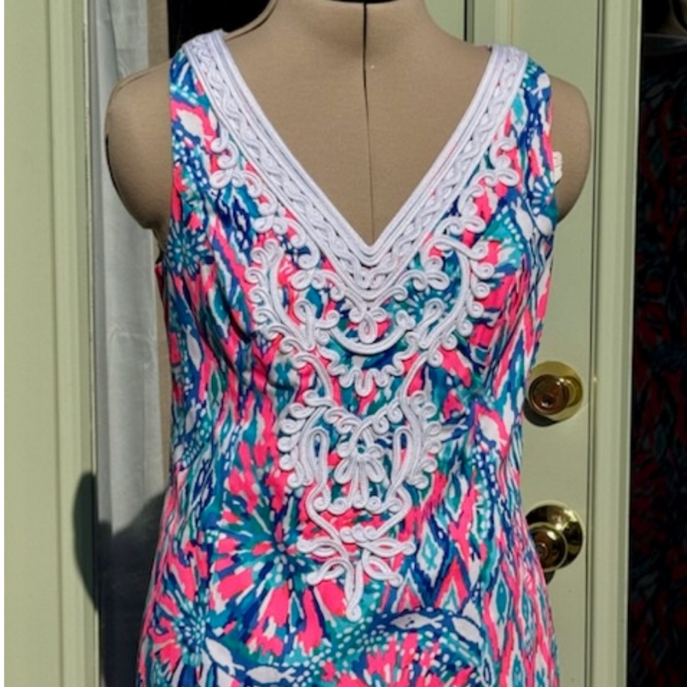 Lilly Pulitzer Multicolor Patterned Shift Dress